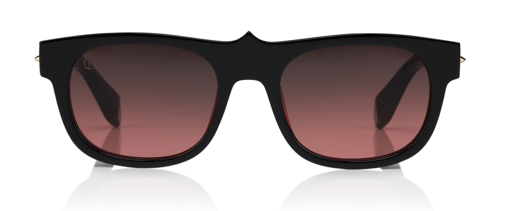 Christian Louboutin - "OUR GEORGES"  Sunglasses in Black &amp; Gradient Lenses- LB0044-05B