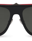 Christian Louboutin - "GREGGO" in Shiny Black and Red - LB0013