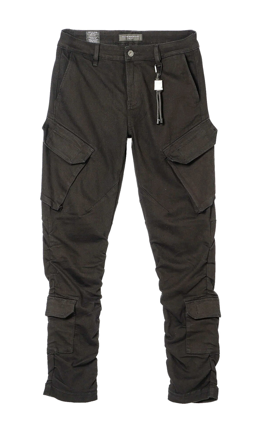 Cult of Individuality – Rocker Cargo 606 Pants in Double Black