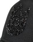 CULT of INDIVIDUALITY - "CRYSTAL LOGO" Trucker Hat in Black