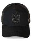 CULT of INDIVIDUALITY - "CRYSTAL LOGO" Trucker Hat in Black