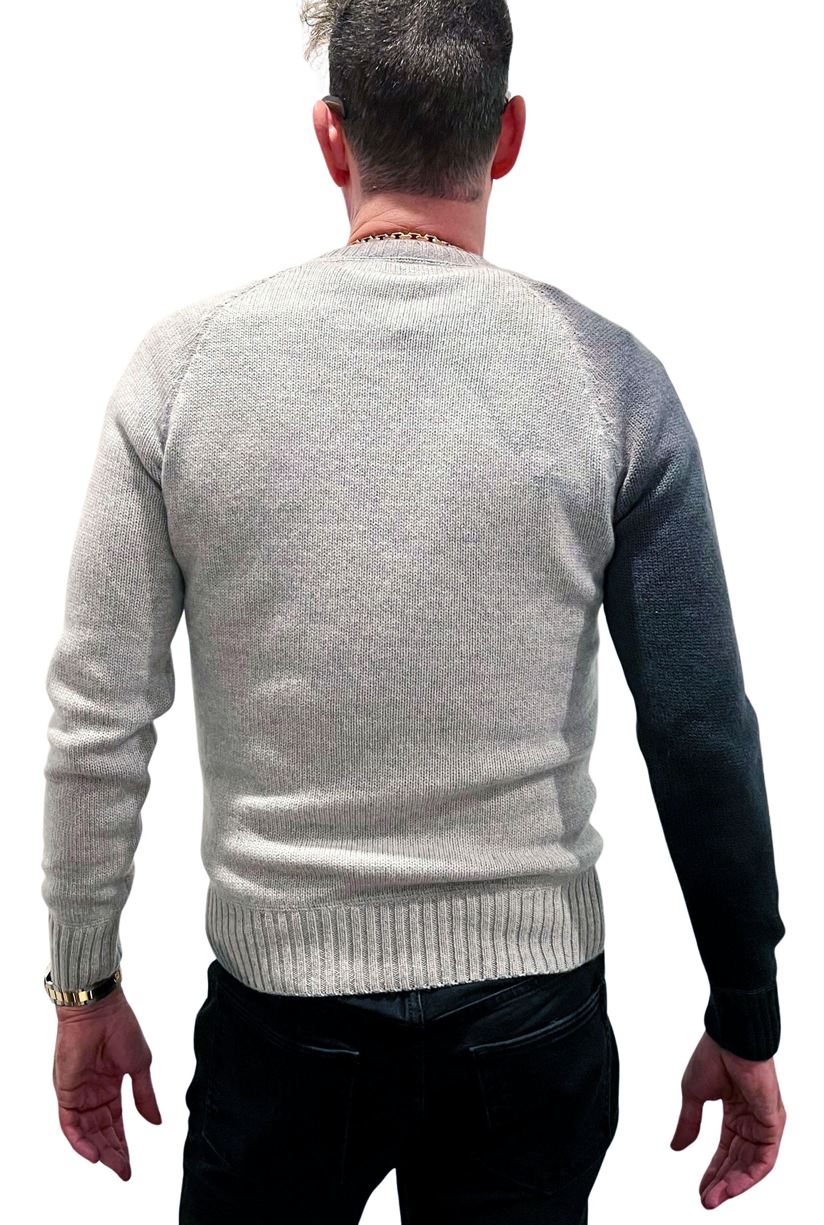 Cowboys &amp; Demons - &quot;TAINTED&quot; Cashmere Crew Neck Sweater