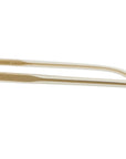 Garrett Leight - "DOC" Sunglasses with Champagne Frames and Semi-Flat Emerald Lenses