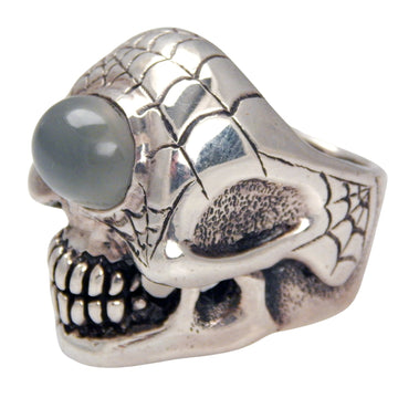 DOUBLE CROSS by Travis Walker - "Mr. BIG CYCLOPS" Custom Ring with MOONSTONE