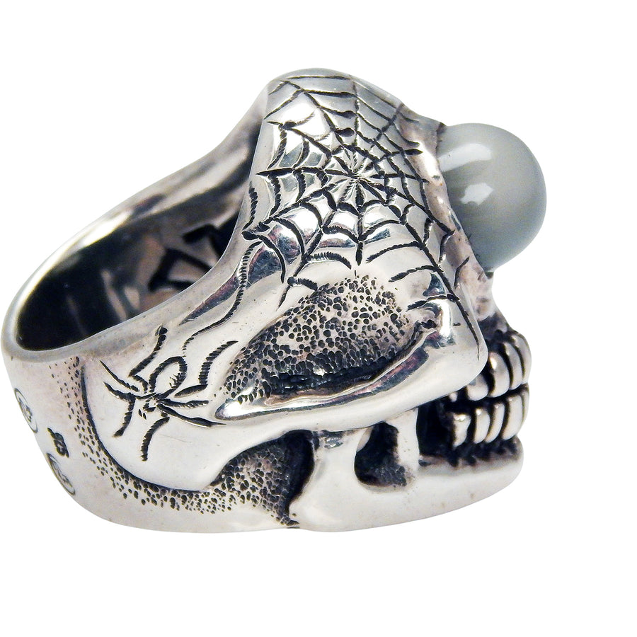 DOUBLE CROSS by Travis Walker - "Mr. BIG CYCLOPS" Custom Ring with MOONSTONE
