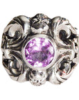 DOUBLE CROSS by Travis Walker - "MONARCH RING" with Alexandrite CZ Stone
