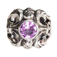 DOUBLE CROSS by Travis Walker - "MONARCH RING" with Alexandrite CZ Stone