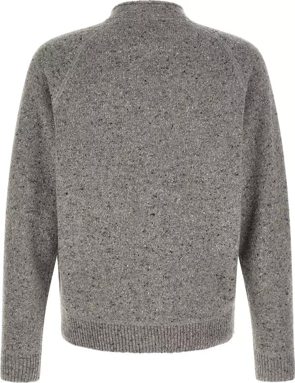 DSquared2 - "KNOP YARN CARDIGAN" in Multi Grey Knit