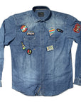 EIGHT X - "HAPPY DAYS" Special Edition Patched Denim Shirt