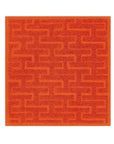 Hermes - "STAIRS" Washcloth in Orange