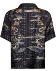 Men's John Richmond - "BAAKI" Short Sleeved Shirt in Black