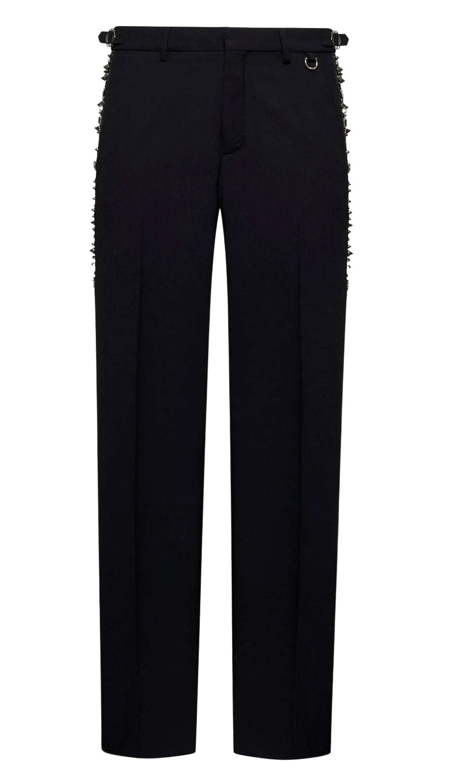 Black pants on a white background