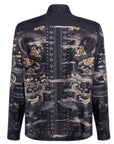 Men's John Richmond - "DISORDER" Long Sleeved Shirt in Black