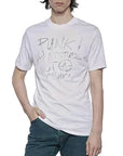 Men's John Richmond - "MAPAND PUNK" Studded T-Shirt in White