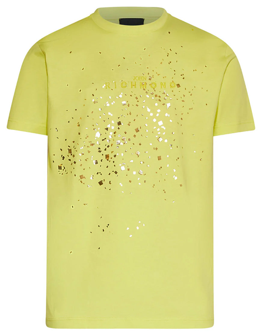 John Richmond - "SIVEP" T-Shirt Gold Burst Dust Yellow