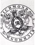 John Richmond - "SHELDON" Beach Towel in Black and Silver