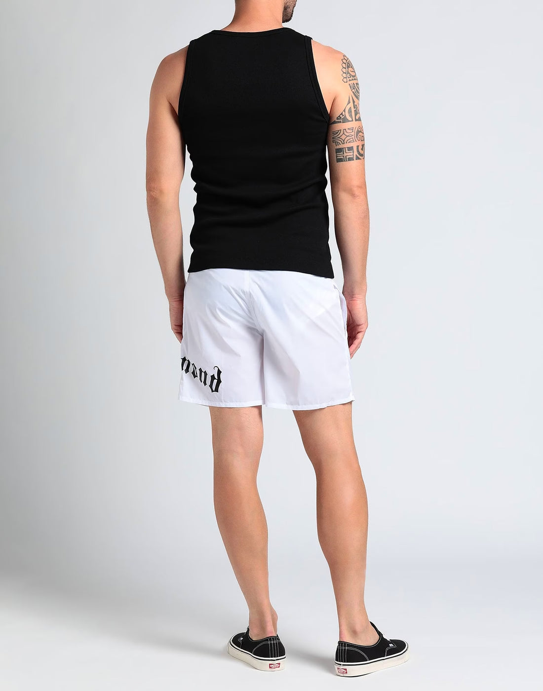 Men's John Richmond - "SKIRNO" Swim Trunks in White