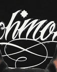 John Richmond - "ILLAPA" Doberman T-shirt in Black with Crystal Accents
