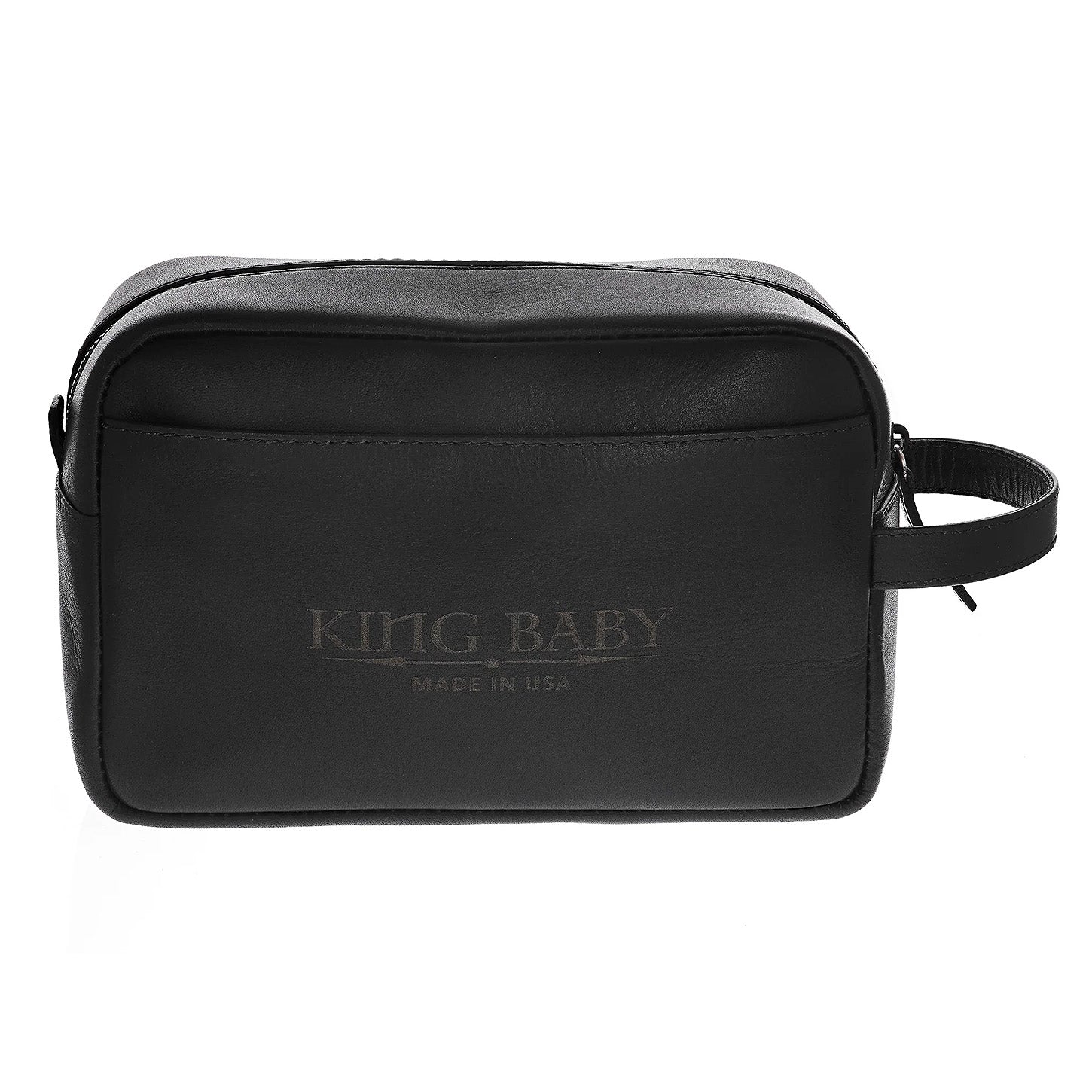 King Baby - &quot;LEATHER and SKULL&quot; DOPP KIT