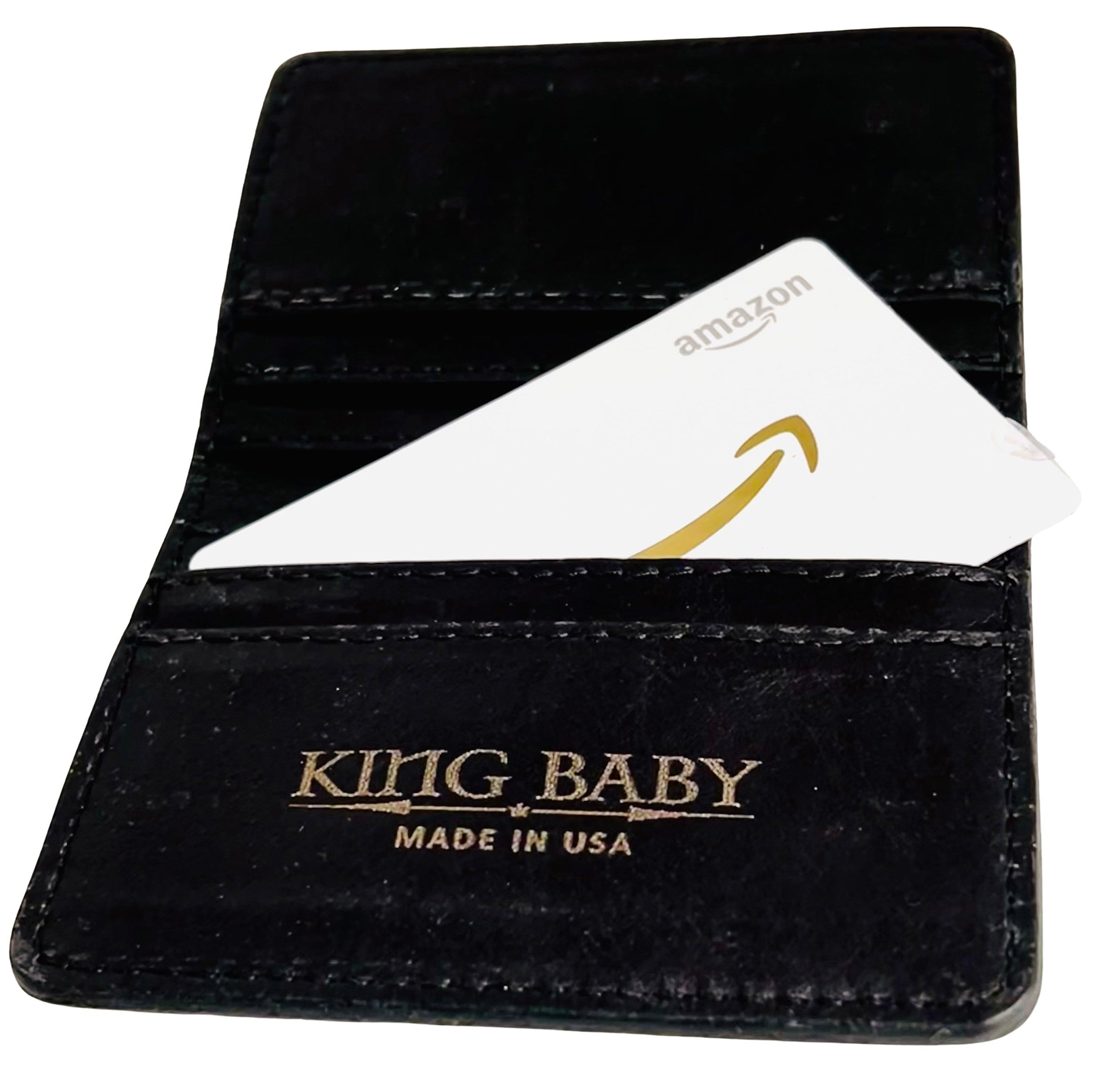 King Baby &amp; Amazon Gift Set - &quot;SKULL&quot; Card Case w/ $25 Amazon Gift Card