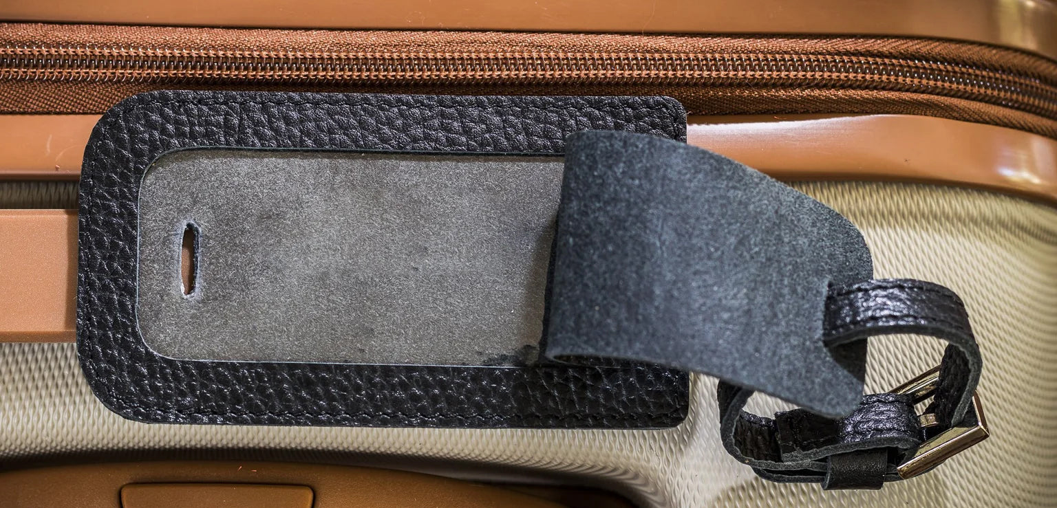 Custom leather 2025 luggage