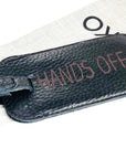 KIKO - "HANDS OFF" Custom Leather Luggage Tag