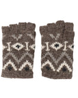 LOST HORIZONS - "JENSEN" Fingerless Gloves in Stone