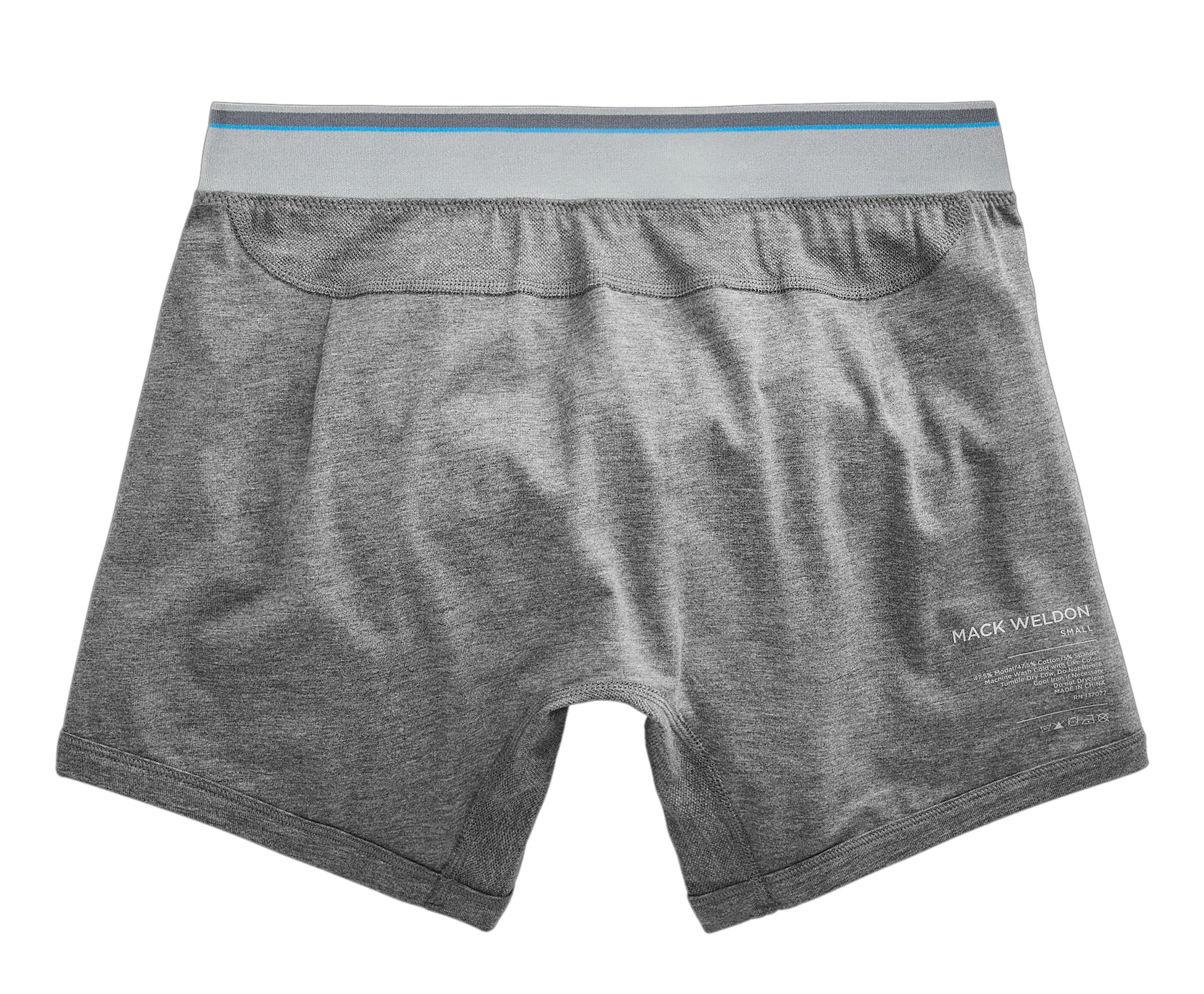 Mack Weldon - &quot;18-Hour Jersey&quot; Boxer Brief in Heather Grey