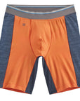 Mack Weldon - "AIRKNITx" 8" Boxer Brief in Orange Shock Panel