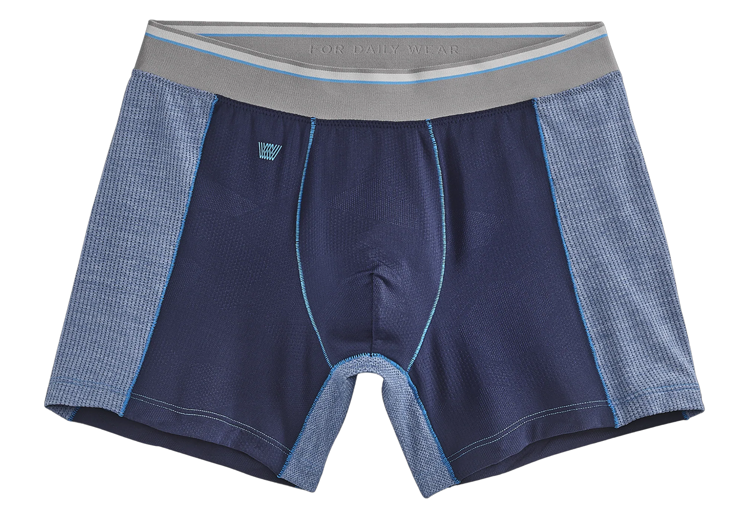 Mack Weldon - Limited Edition &quot;AIRKNITxHD&quot; Boxer Brief in True Navy/Moonlighting Heather