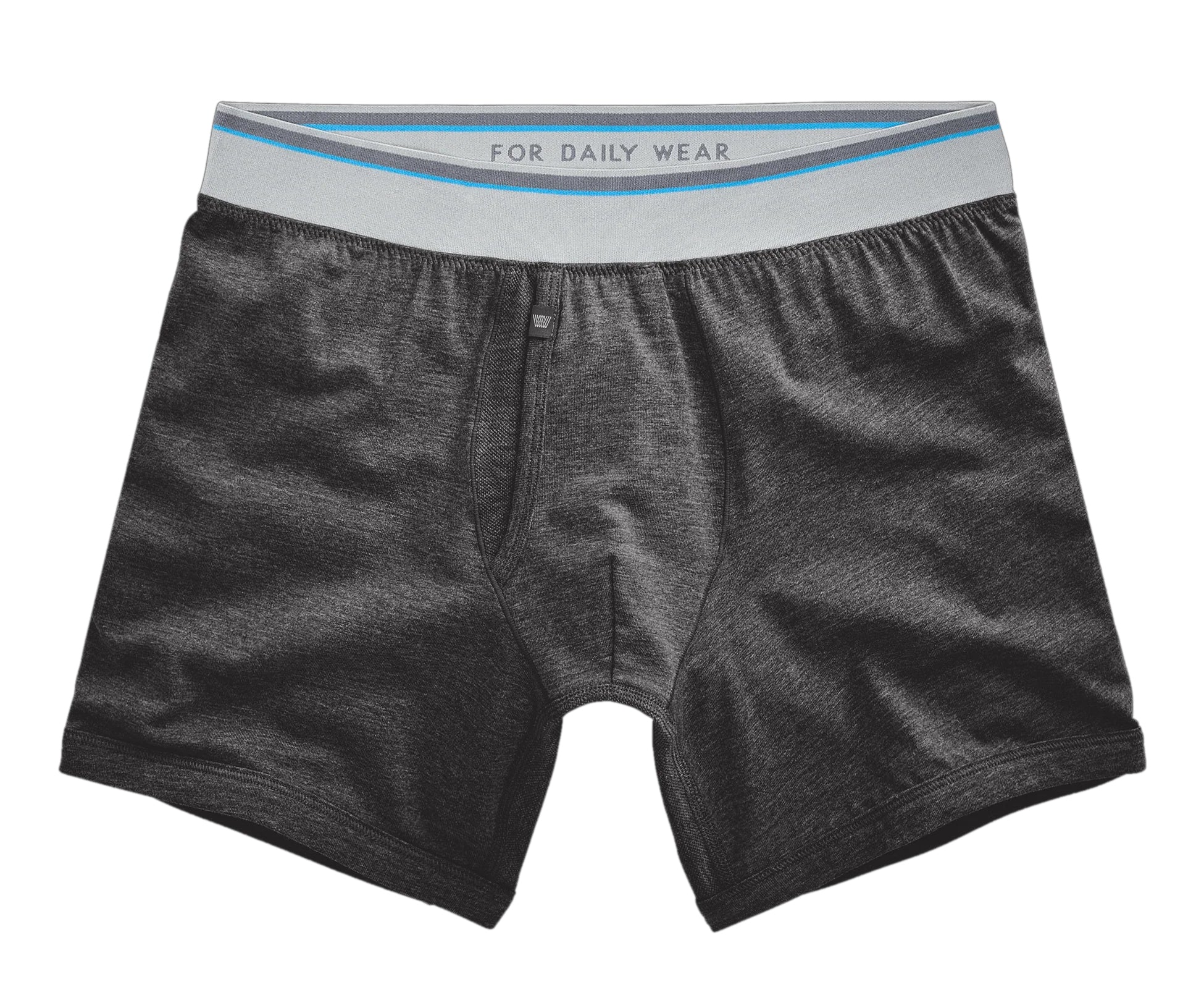 Mack Weldon - &quot;18-Hour Jersey&quot; Boxer Brief in Charcoal Heather