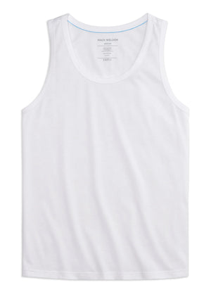 Mack Weldon - Pima Tank Top in Bright White