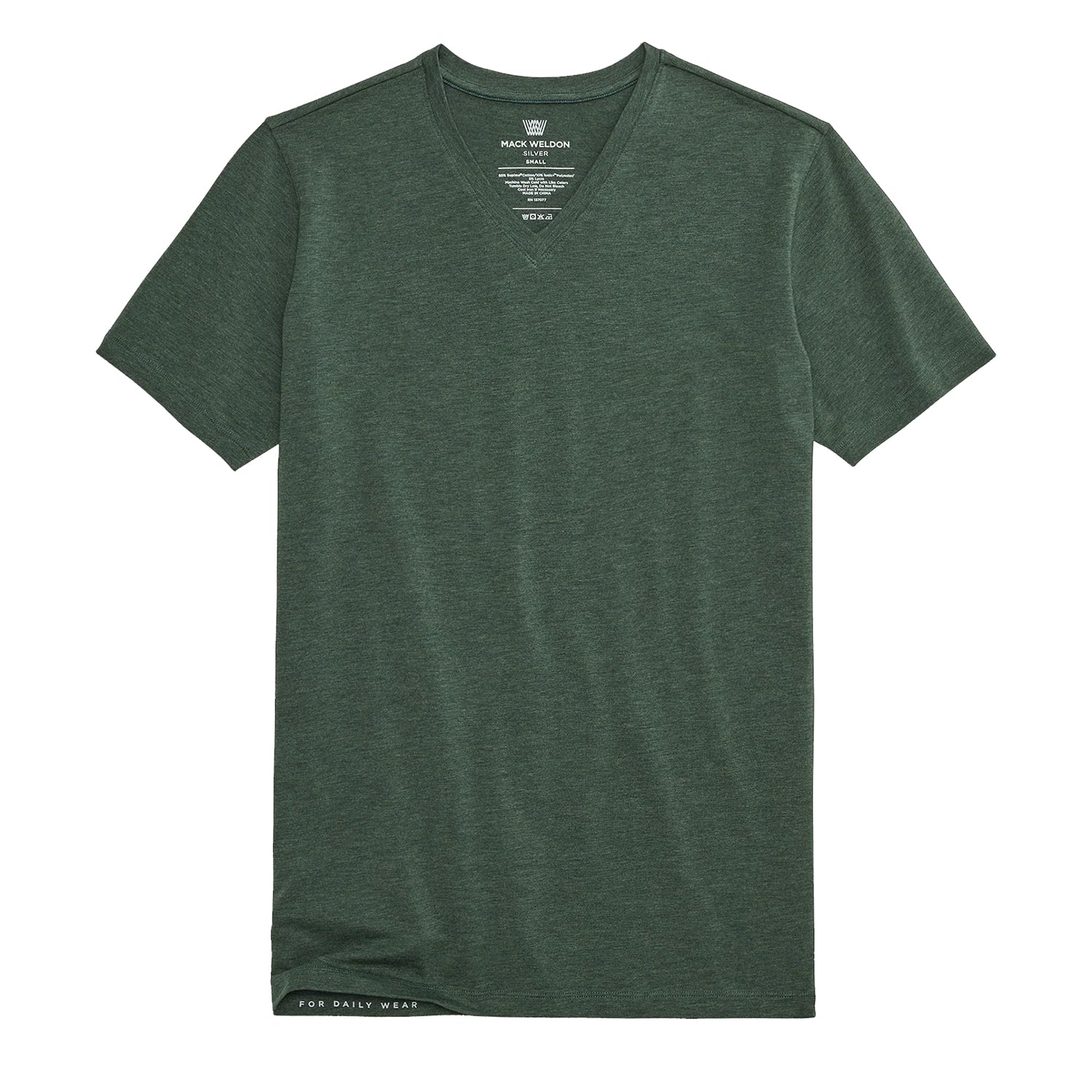 Mack Weldon - &quot;SILVER&quot; V-Neck T-Shirt in Midnight Pine