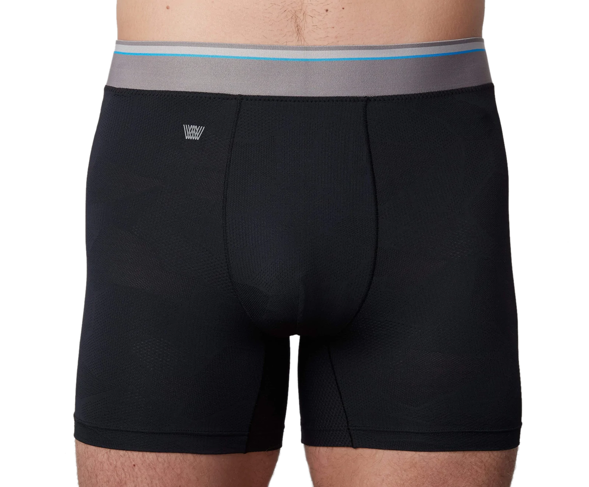 Mack Weldon - "CLOUD-FX" 3-Pack Boxer Briefs in Navy/Red Variants