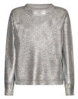 Richmond X - "GANSUR" Metallic Knit Crew Neck Sweater