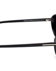 Tom Ford - "GUILLAUME" Aviator Sunglasses in Shiny Black Frames with Green Gradient Lenses