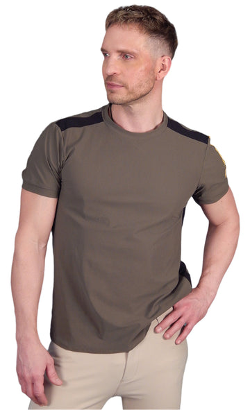 VESTRUM - "DUINO" S/S Shirt in Olive Green