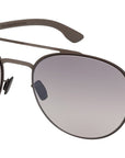 ic! berlin - "LORIS" Sunglasses with Graphite Frames and Storm Grey Lenses