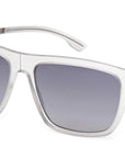 ic! berlin - "ZETA" Sunglasses with Clear Frames and Smoke Lenses