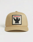 backerton X Sticks & Stones - "DANGEROUS" Stanley Trucker Hat in Tan