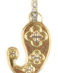 DEMIAN & ALEX - "FELIX" Pendant in 18K Yellow & White Gold with Diamonds