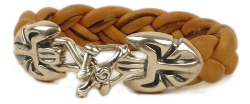 NAGUAL - "MAYA AZTECA" Arrowhead Bracelet in Brown