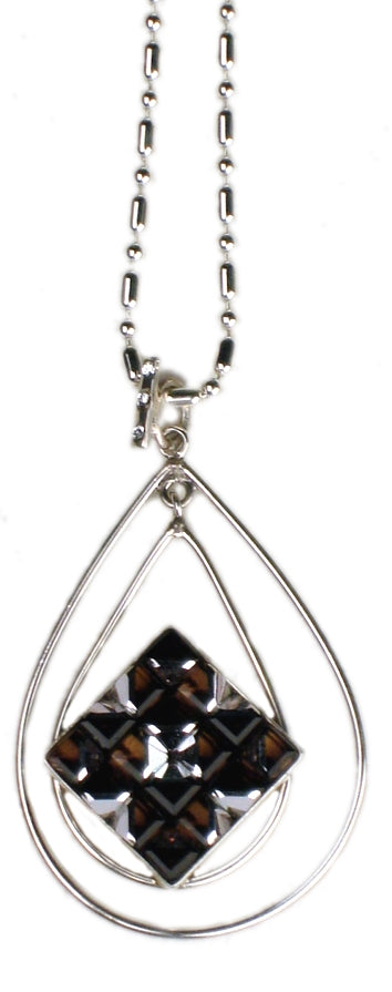 Virgins Saints &amp; Angels - &quot;PANDORA&quot; Diamond Tear Drop Pendant