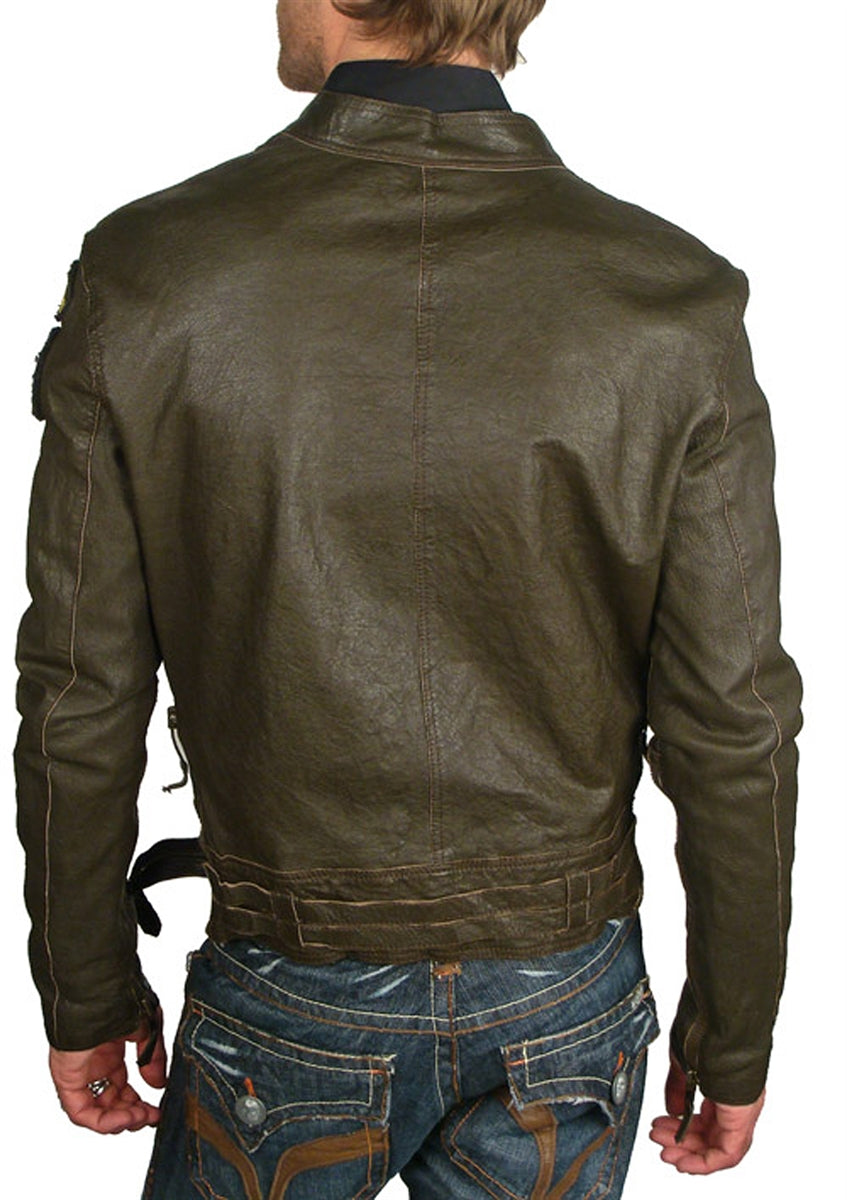 Men's DeHoghton - "MOTORCYCLE" Leather Jacket