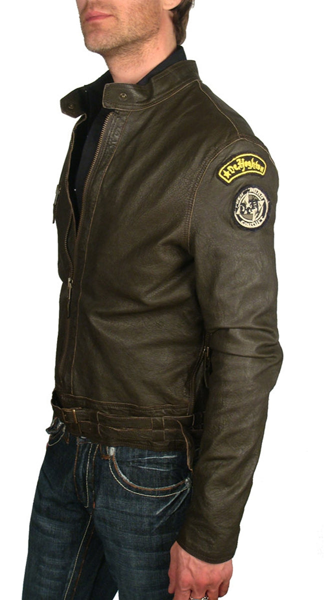 Men&#39;s DeHoghton - &quot;MOTORCYCLE&quot; Leather Jacket