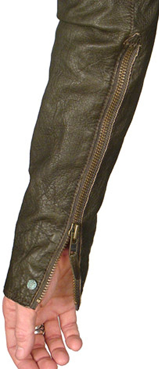 Men's DeHoghton - "MOTORCYCLE" Leather Jacket