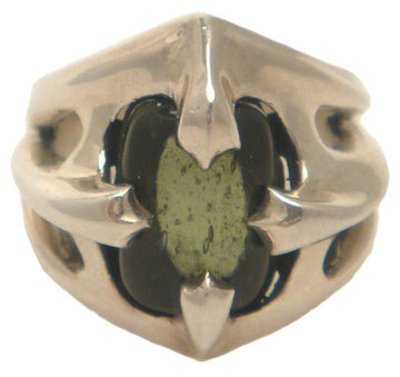 NAGUAL - "DJRS" LABRADORITE Stone Ring - Large