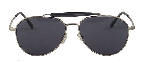 BERYLL - &quot;WAYNE&quot; Sunglasses with Silver Frames and Smoke Lenses