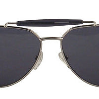BERYLL - "WAYNE" Sunglasses with Silver Frames and Smoke Lenses