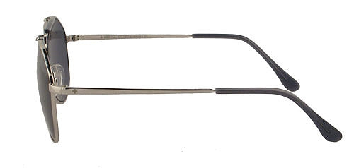 BERYLL - "WAYNE" Sunglasses with Silver Frames and Smoke Lenses